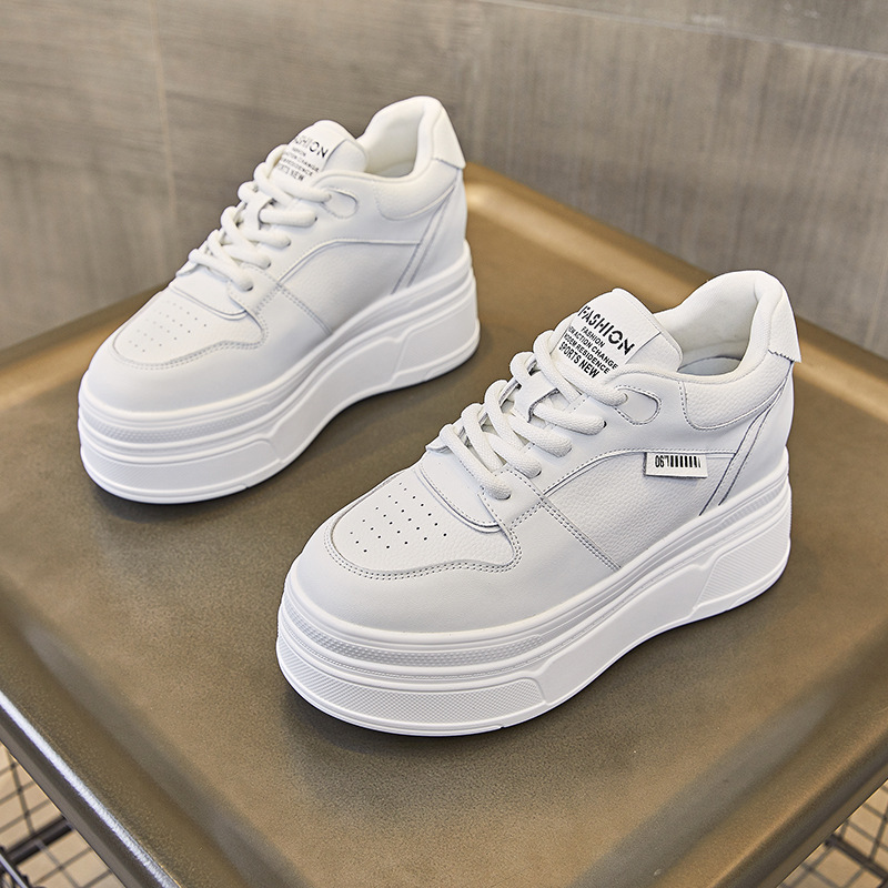9CM Genuine Leather NEW Brand  - Women Shoes Running review and price