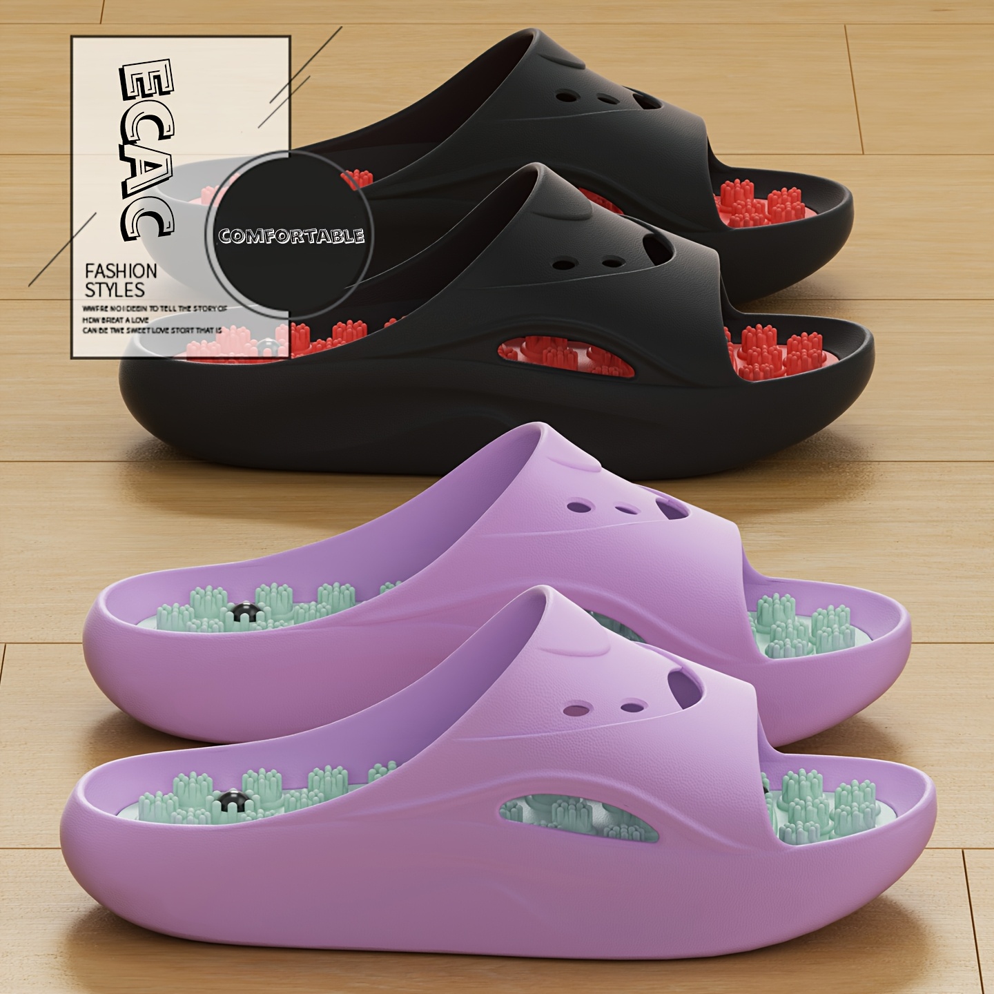 Women Men EVA Massage Slippers - Women Shoes Size To Men review and price