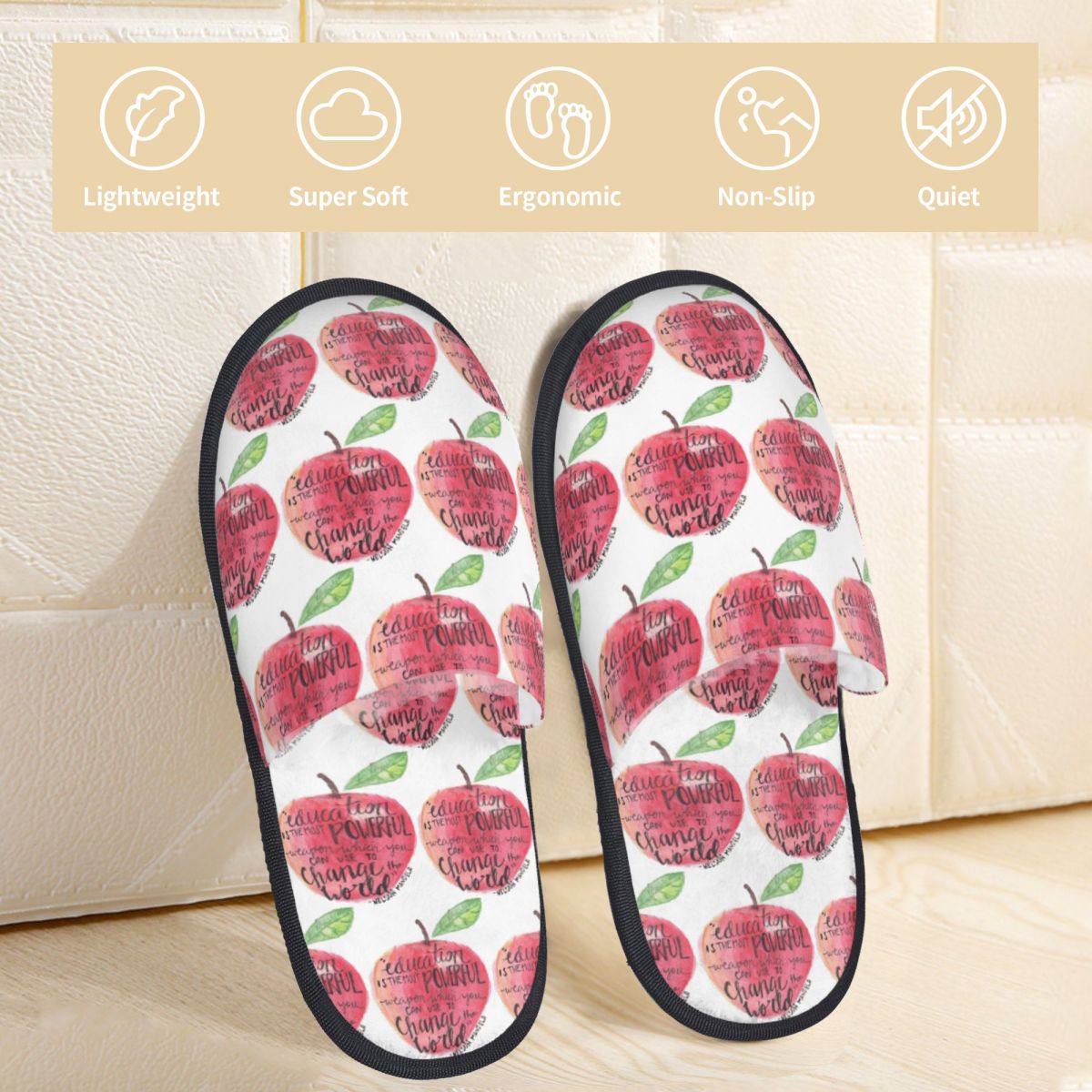 Custom Teacher Quote Slippers  - Women Shoes Quote review and price