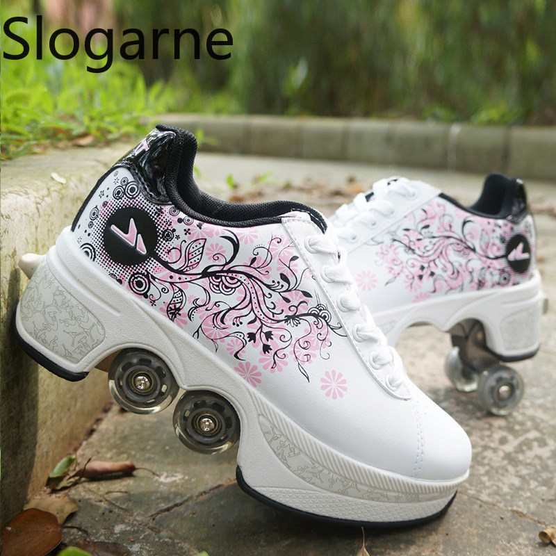 Women 4 Wheels Deformation Rol - Women Shoes Size To Men review and price
