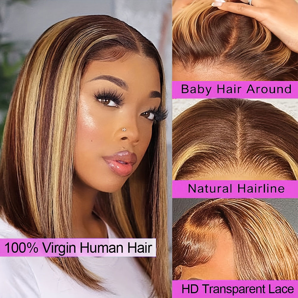 Straight Short Bob Wig Human H - Women'S Shoes Bobs review and price
