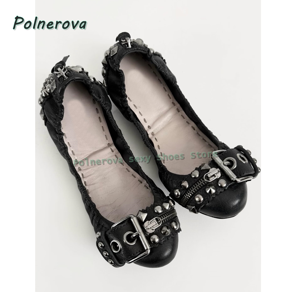 Rivet Belt Buckle Mary Jane Sh - Women Shoes Size review and price