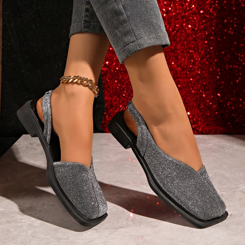 Elegant Glitter Slingback Flat - Women Shoes Elegant review and price